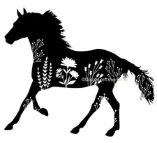 Horse Box Vinyl Decal | Equestrian Trailer Sticker Van Graphic Stable