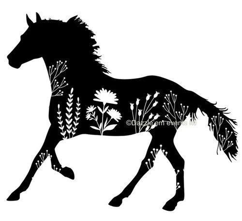 Horse box vinyl decal - vinyl,