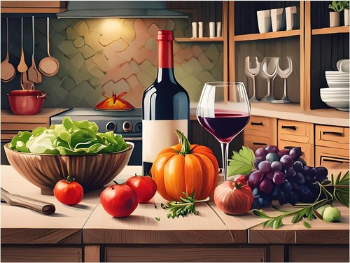 Tile mural wine - tile, tasting