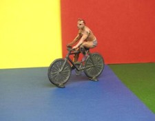 CHARBENS VINTAGE PRE-WAR LEAD MIMIC CIRCUS RARE ACROBAT ON A BICYCLE