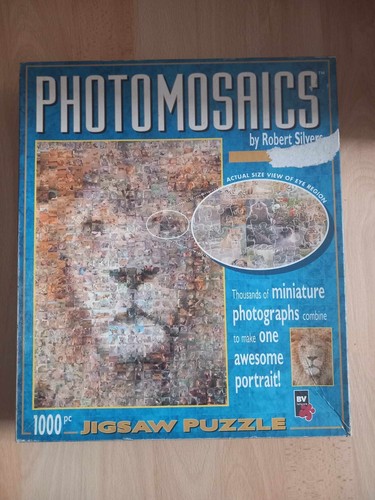 Lion photomosaics 1000 - 1000, piece