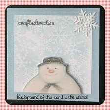 STENCIL - 5" x 5" - CHRISTMAS