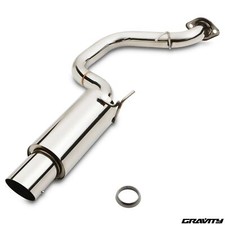 Stainless exhaust rear - stainless,