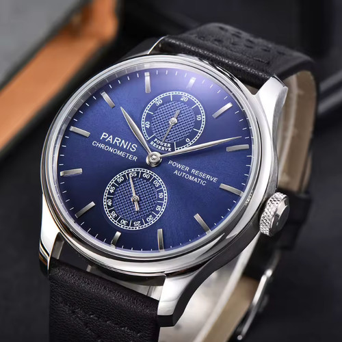 Parnis 43mm blue dial - 43mm,