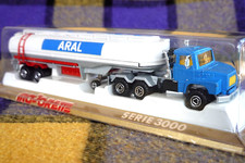 c.1980 MAJORETTE #3040 Scania L140 "Aral" articulated oil tanker MIB 1/60