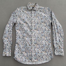 Duchamp Floral White Blue