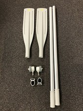 ZODIAC OAR ROWLOCK CLIP ALUMINIUM Inflatable Boat Oars COMPLETE SET Original
