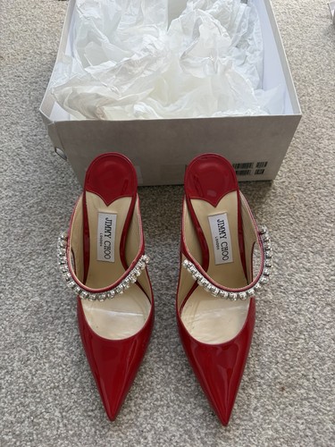 Jimmy choo bing mules red - bing,