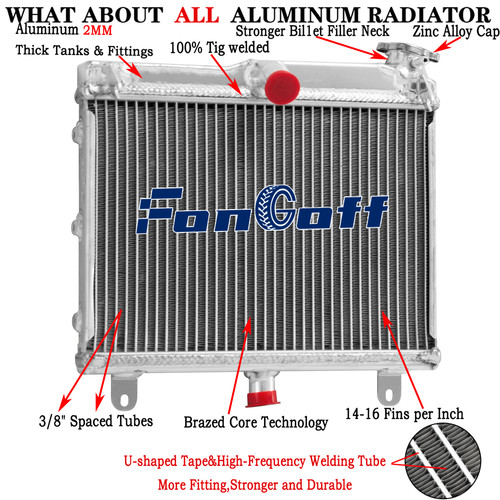 Aluminium radiator for suzuki - aluminium,