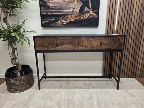 Milo ribbed sheesham drawer - milo,