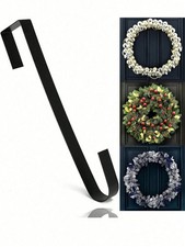 DOOR Wreath Hanger Christmas Strong Metal Hook Xmas Decoration Craft Over Door