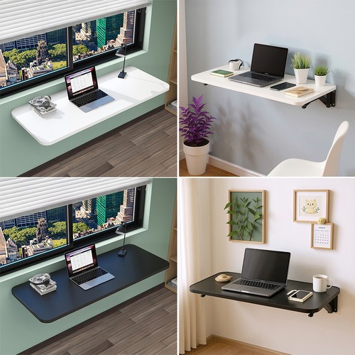 Wall mounted table drop - mounted, drop-leaf