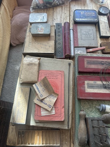 Vintage watchmaker tools - watchmaker’s, &
