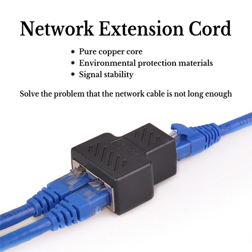 Rj45 splitter adapter lan - rj45,