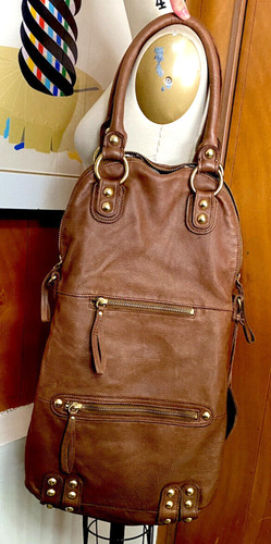 Linea pelle shoulder bag brown - pelle,