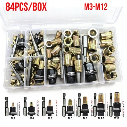 84pcs head rivet nut tool - head,