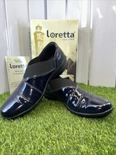 Ladies Loretta Blue Patent