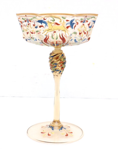 Antique moser salviati - antique, canine