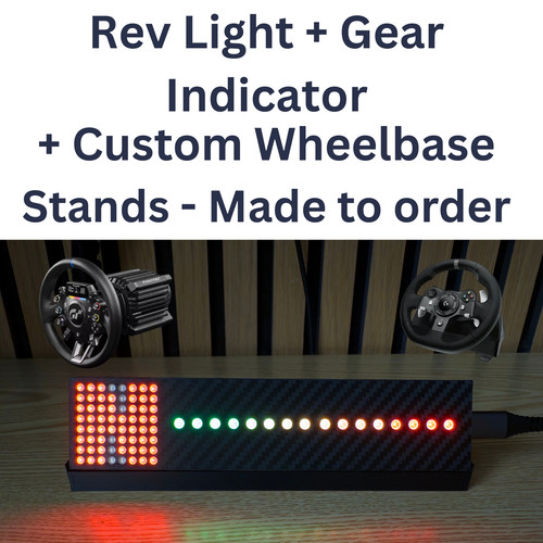 Rev gauge shift - +, light