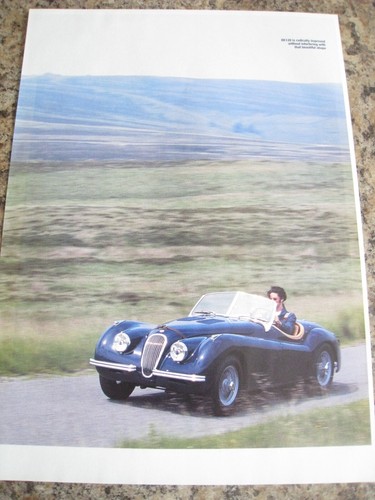 Jaguar xk120 car poster 2001 - car,