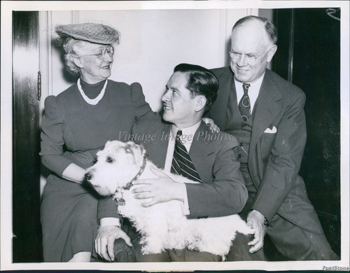 Vintage older couple young man - couple,