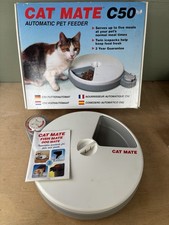 Cat Mate C50 Automatic Pet Feeder With 5 Meal 4 Day Timer.  For Cat or small dog