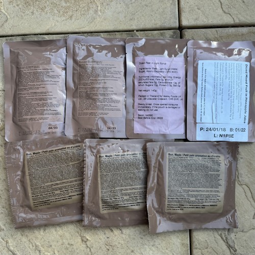 Mre ration packs - 7x,