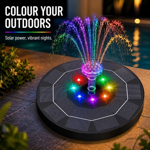 Solar fountain pump floating - fountain,