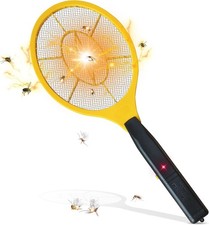 Fly Zapper Electronic Bug Zapper Protective Net Layer Pest Control Mosquito AAx2