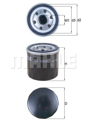 Oil filter fits renault - oil, fits: