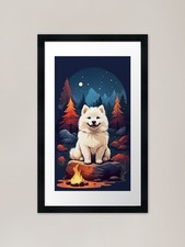 Sweet Samoyed puppy at