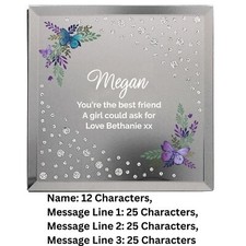 Personalised Floral Butterfly