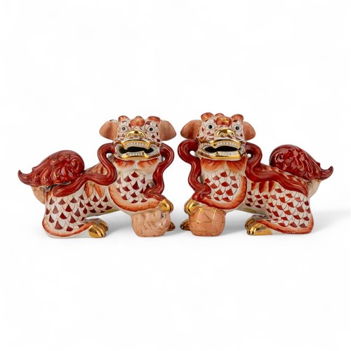 Large porcelain orange fishnet - porcelain,