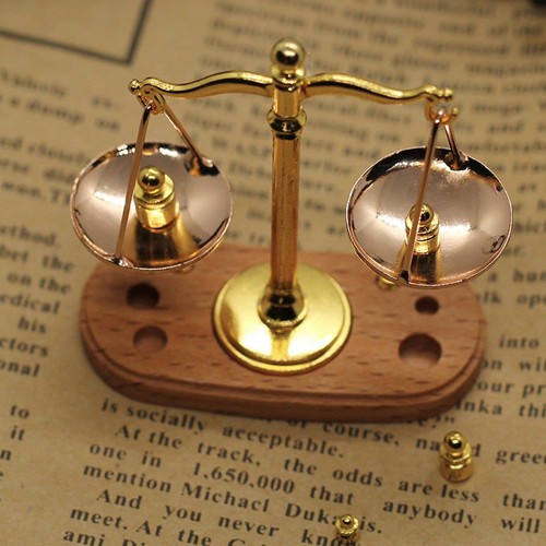 Mini vintage balance scales - balance,