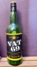 Vat 69 Whisky bottle 1 Litre