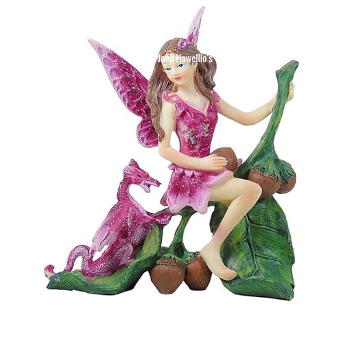 Fairy with dragon leaf - fairy, a