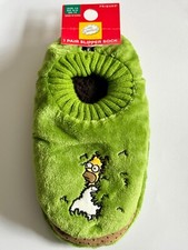 Men’s Homer Simpson Slippers The Simpsons Socks UK 6-8 Bush Snuddie Fleece Meme