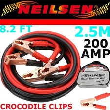 Jump Leads Battery Start 2.5M Booster Cable Car Van Truck Boost 1200Amp