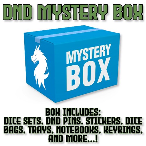 Mystery dnd dice box dungeons - mystery,
