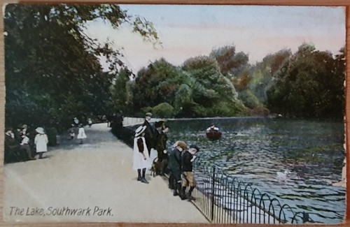 The lake southwark park - lake,