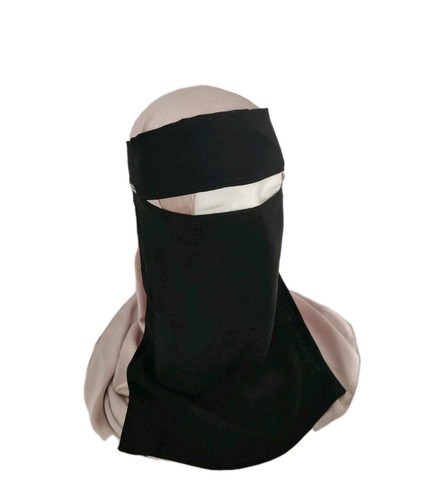High quality black full - black, niqab