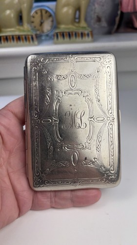 Antique silver plate ornate - silver,