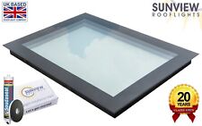 Roof Window Skylight Flat Roof Lantern Roof Light Triple Glazed + FREE FRAME