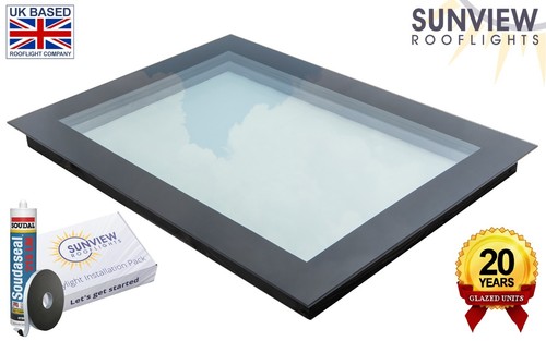 Roof window skylight - flat,