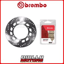 KIT PADS + DISC BREMBO YAMAHA XT Z SUPER TENU ABS 1200 2011 REAR [