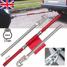 3 TON 3000KG TOWPOLE CAR VAN RECOVERY TOWING BAR TOW POLE+ DAMPER SPRING + BAG