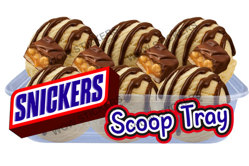 Ice cream van sticker snickers - sticker,