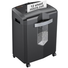 Bonsaii 12-Sheet Micro Cut Paper Shredder, Heavy Duty Shredder for Home Offic...