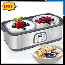 New Ultimate Probiotic Yogurt Maker Bundle Automatic Electric Machine 2000mL Set