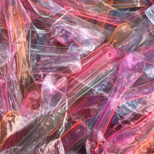 Reusable plastic ice - ice, cream